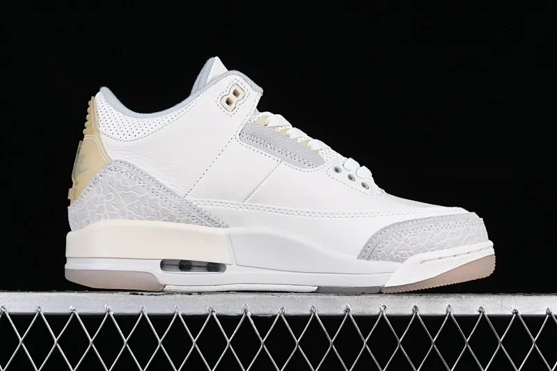 All categories Air Jordan Jordan series basketball shoes Air Jordan 3 Air Jordan 3 "Craft Ivory" AJ3 Joe 3 Ivory White Full First Layer FJ9479-100